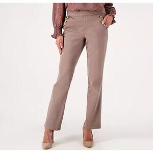 Belle by Kim Gravel Mink Regular TripleLuxe Twill Jeans Size 4